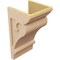 Ekena Millwork 11"W x 11"D x 22"H Wide Mayflower Rough Cedar Woodgrain TimberThane Corbel, Primed Tan CORUR11X11X22MAYRCPR - alternate 6